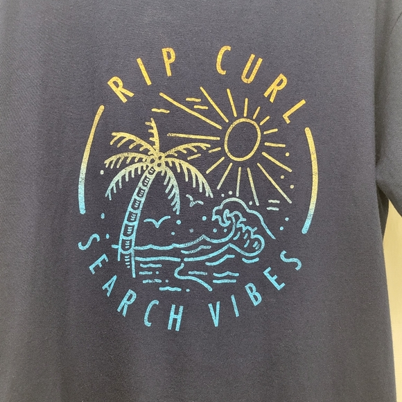 Rip Curl Women's Navy Med Tee Search Vibes - Picture 3 of 4